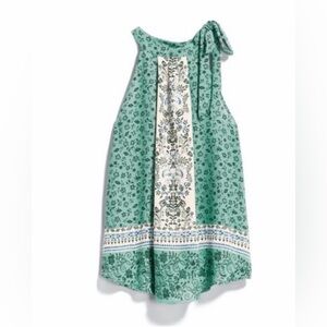 Q&A Kely Tie Neck Halter Blouse, Size M